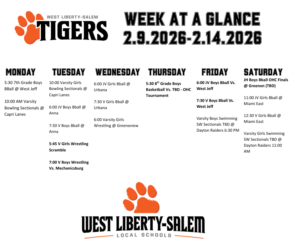 WEEK AT A GLANCE