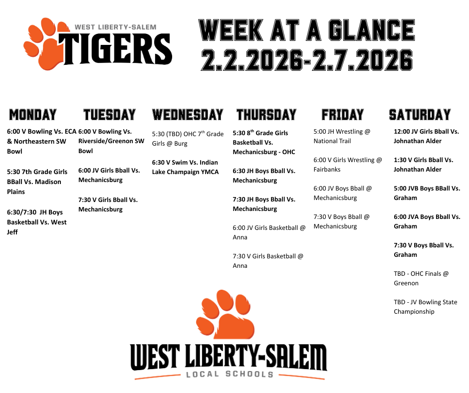 week at a glance