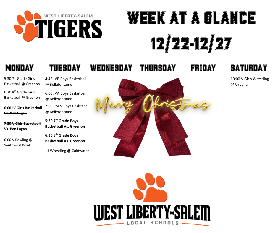 week at a glance