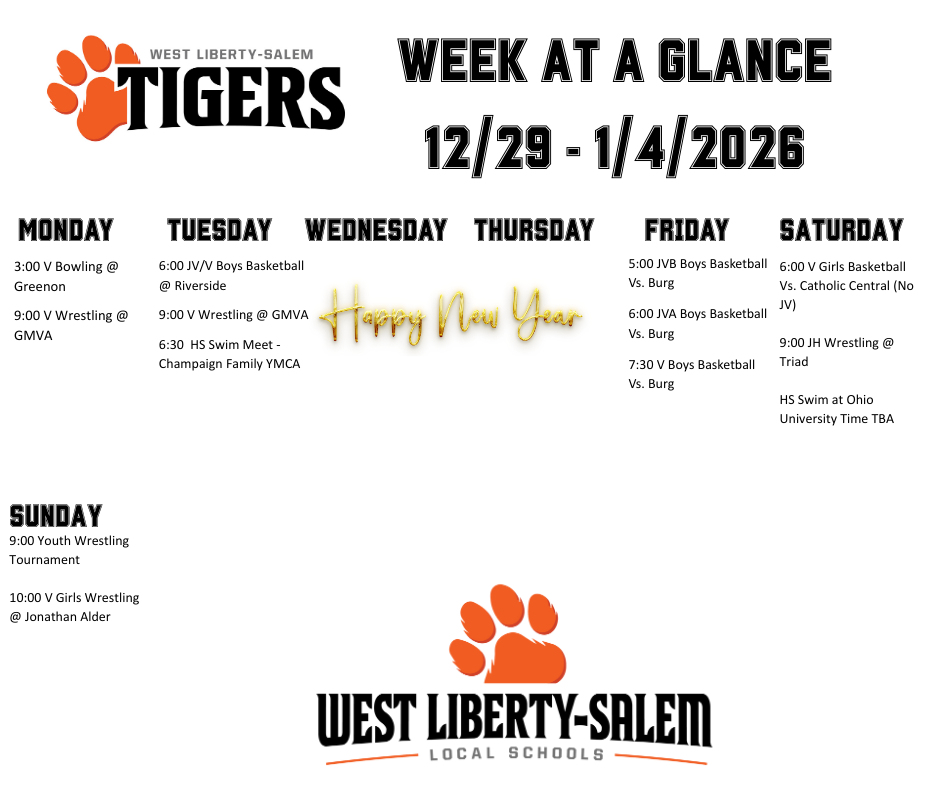 week at a glance