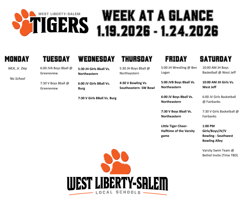 week at a glance