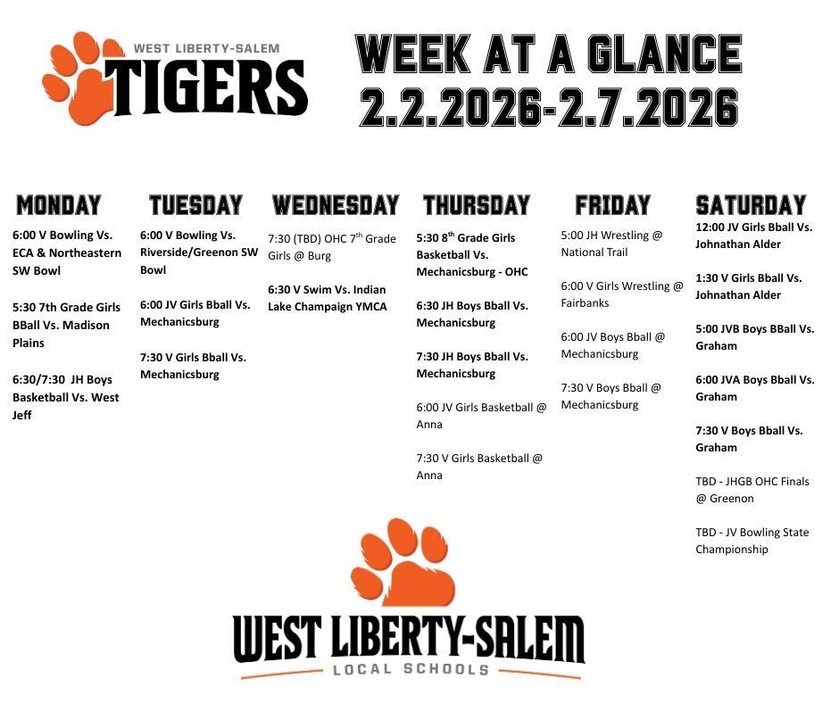 week at a glance