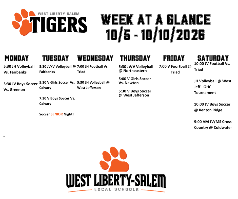 week at a glance