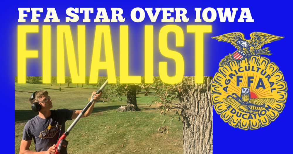 Cole Daufeldt - FFA Star Over Iowa Finalist