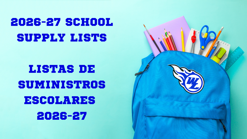 2026-27 School Supply Lists