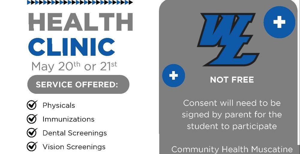 Health Clinic May 20th or 21st