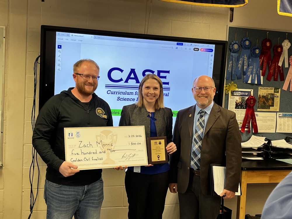 Mr. Morris Named Finalist for 2026 Golden Owl Award