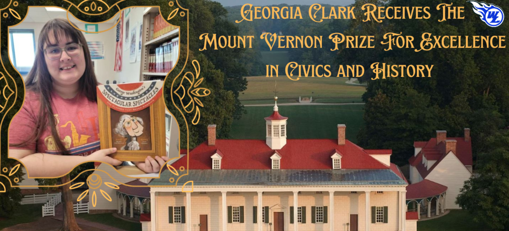 Georgia Clark Receives The Mount Vernon Prize for Excellence in Civics and History