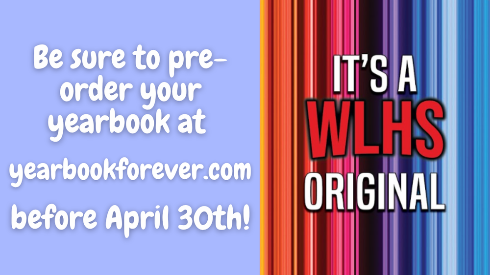 Be sure to pre-order your yearbook at yearbookforever.com. This opportunity ends April 30th