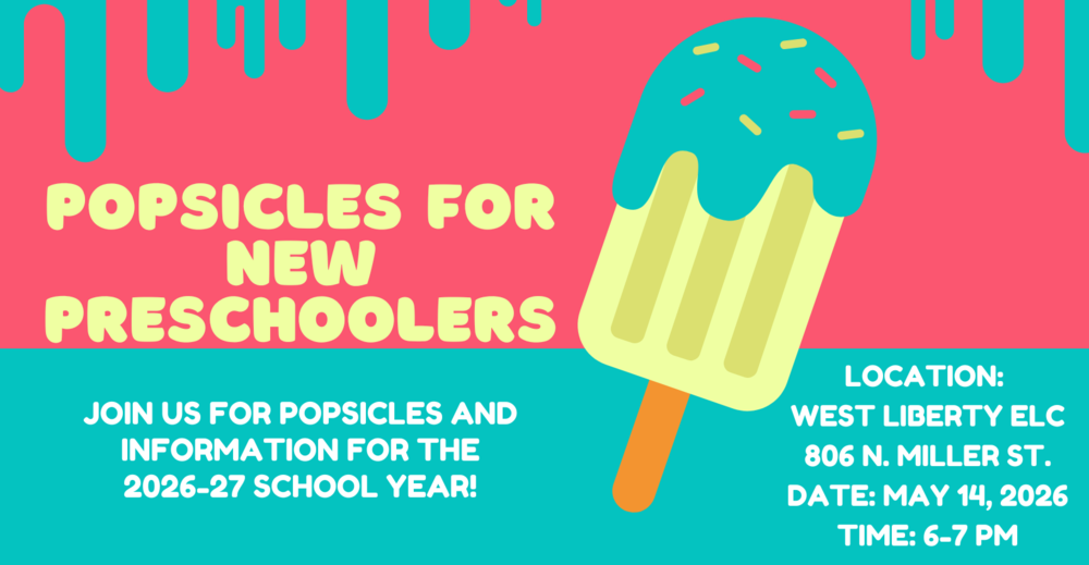 Popsicles for New Preschoolers - May 14th at 6:00 pm