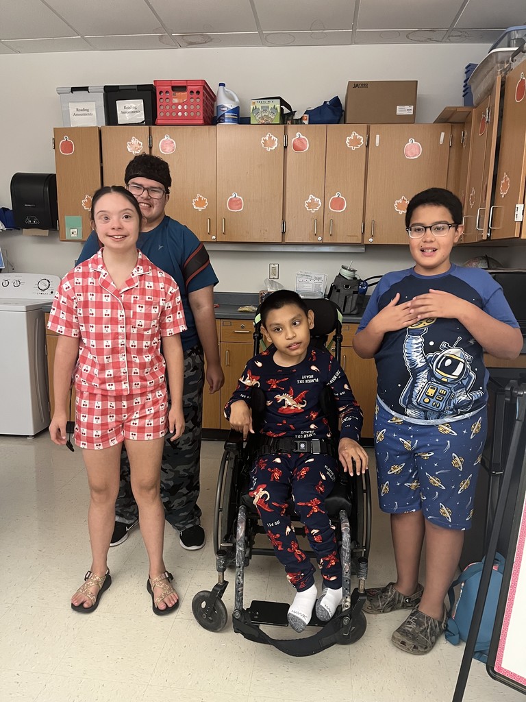 The middle school loves PJ Day!