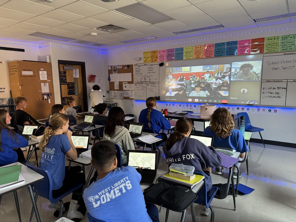 8th grade algebra students participated in a Mystery Meet on Friday! They found that the class was from Rochester, Minnesota!