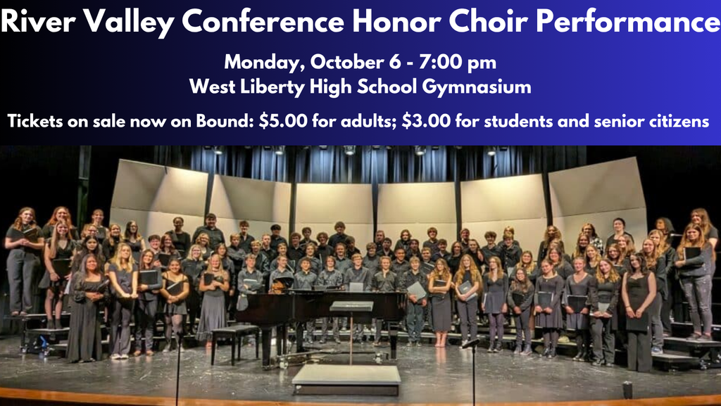 RVC Honor Choir Performance, October 6th - 7:00 pm 