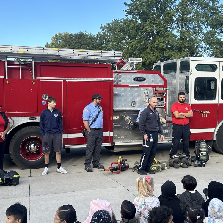 West Liberty and Nichols Fire Departments visited the ELC this morning! They brought 4 trucks and instructed the students on fire safety. 🚒 We especially enjoyed watching water be sprayed from the fire engine! Thanks again FD! 🧯🔥