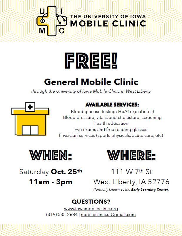 10-25 English Mobile Clinic Flyer
