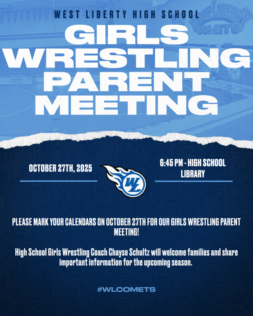 October 27th, 2025 Girls Wrestling Parent Meeting English