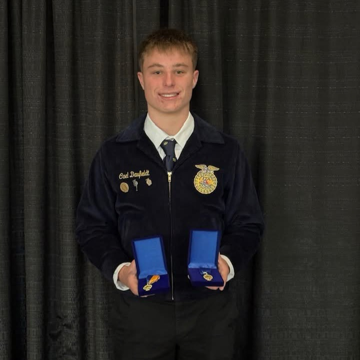 Cael Daufeldt National Winner in Poultry Production