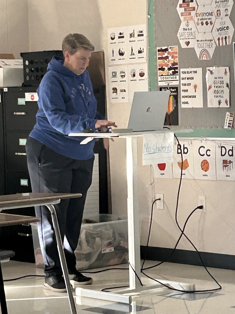 Kathy Garrido presents to High School teachers