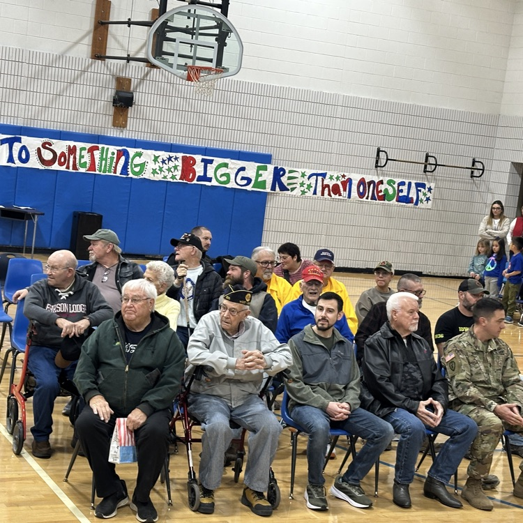 🇺🇸 Honoring our heroes! West Liberty ELC/Elementary celebrated our veterans today with a special assembly. Thank you for your service!