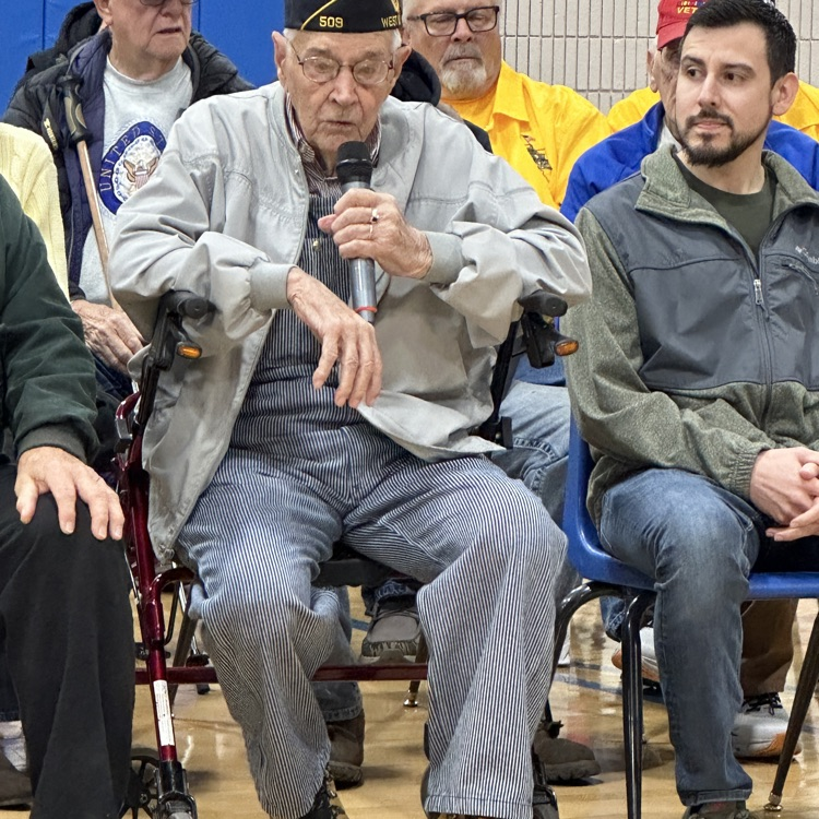99 year-old WWll Veteran Mr. Bob Lehman joined us today! ❤️🤍💙 