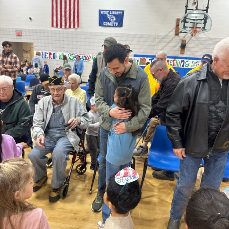 🇺🇸 Honoring our heroes! West Liberty ELC/Elementary celebrated our veterans today with a special assembly. Thank you for your service!