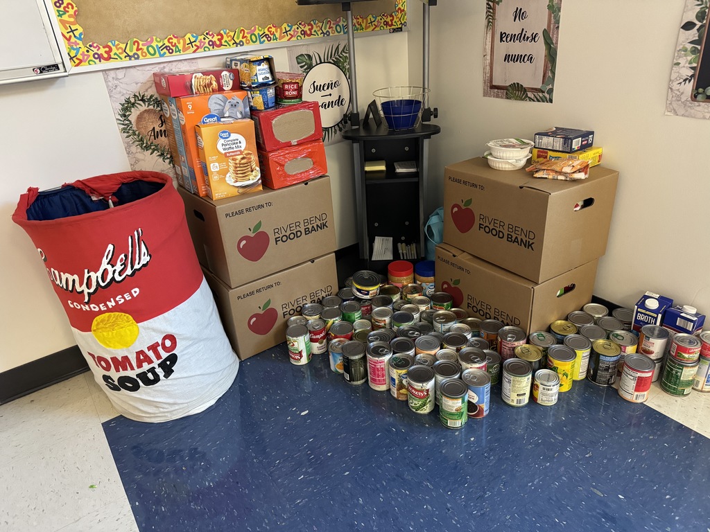 The middle school has had a GREAT first week collecting donations for our annual canned food drive! We have already surpassed the halfway point of our goal in just 5 days! Keep it up, Comets!