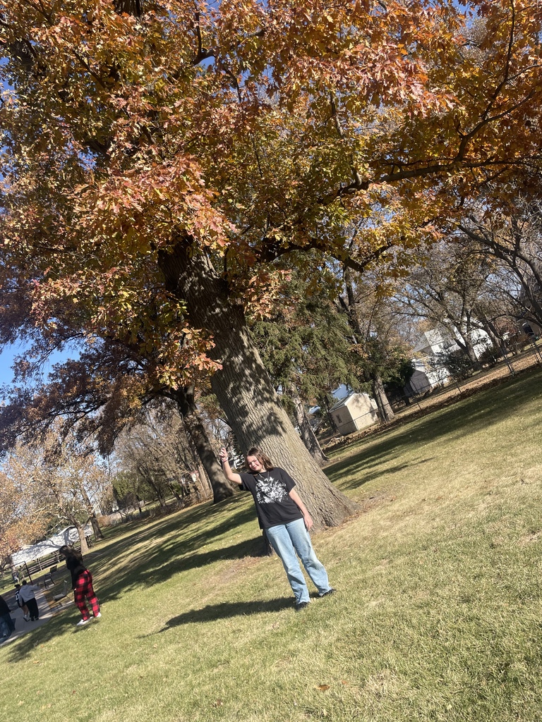 Fall is Fun! Mrs. Koenig style! 8th graders identifying which tree species have the largest stomata.