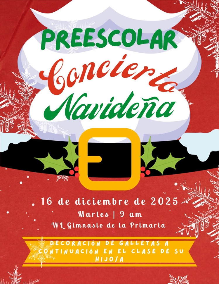 Preschool Christmas Concert 2025