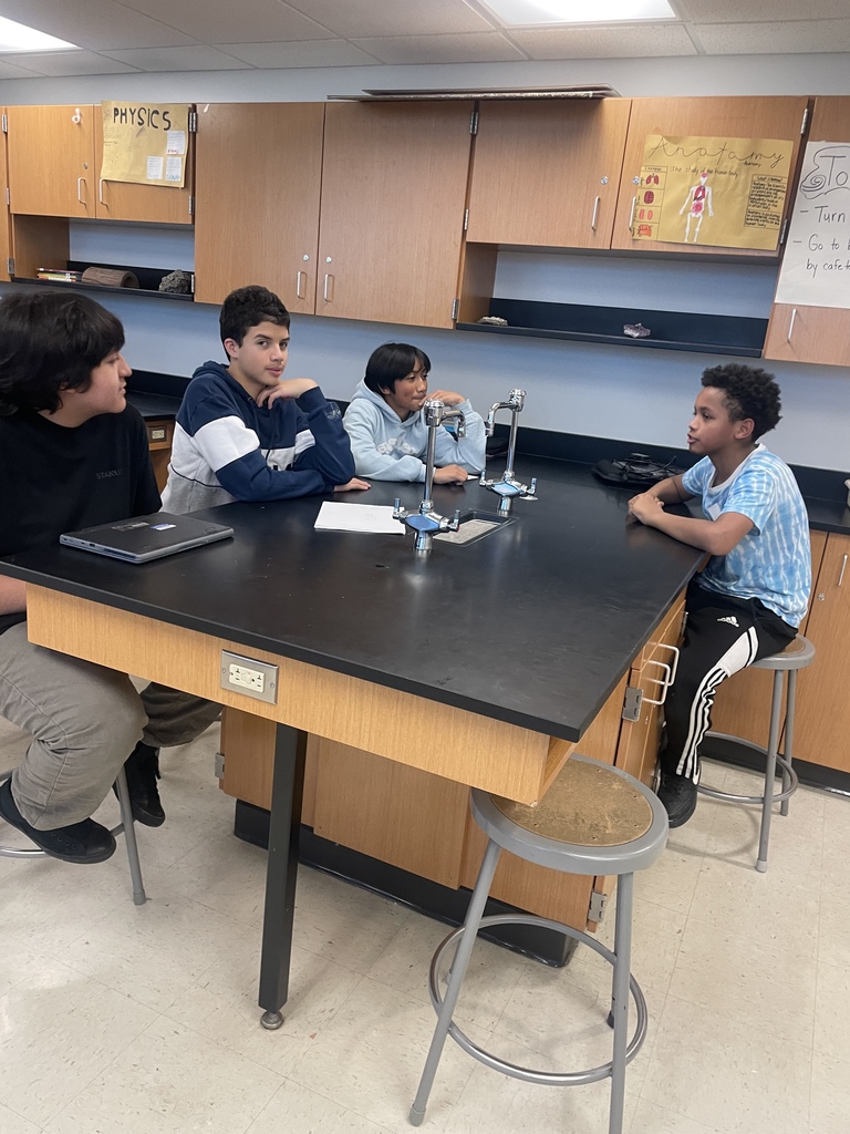 8th grade science students enjoyed reading their "I Am A Water Molecule" books to 5th and 6th graders this week!