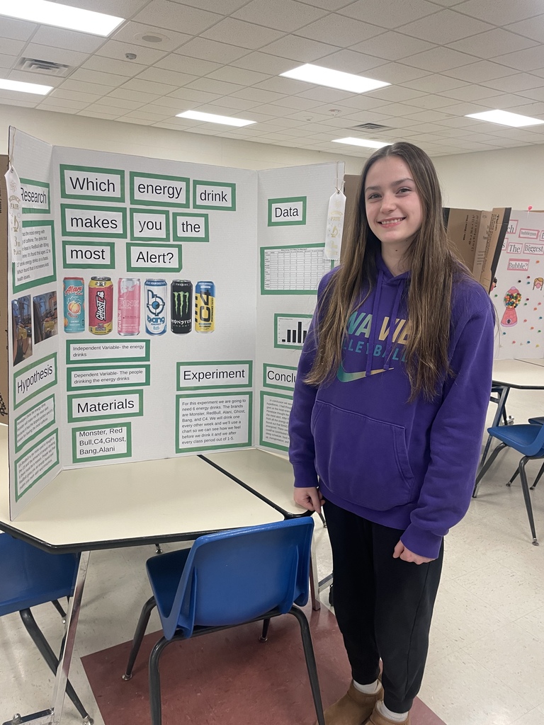 8th grade science fair was a huge success! Thank you to everyone who stopped by last Wednesday to view their hard work and scientific endeavors.