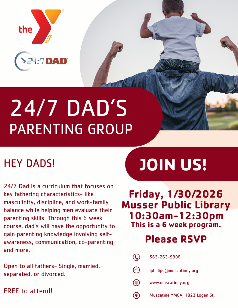 24/7 Dad's Parenting Group Flyer 2026