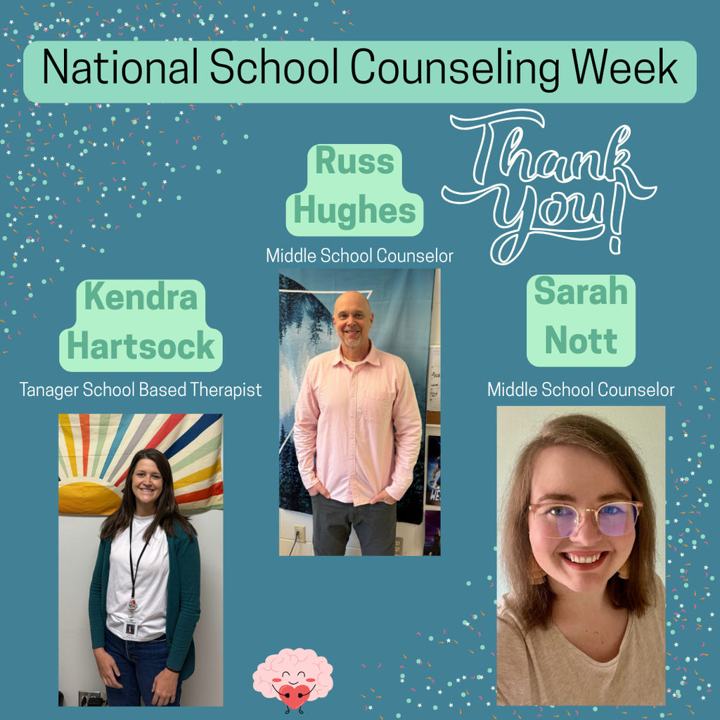 Happy National School Counseling Week to our three amazing counselors at West Liberty Middle School! We are so grateful for everything you do!
