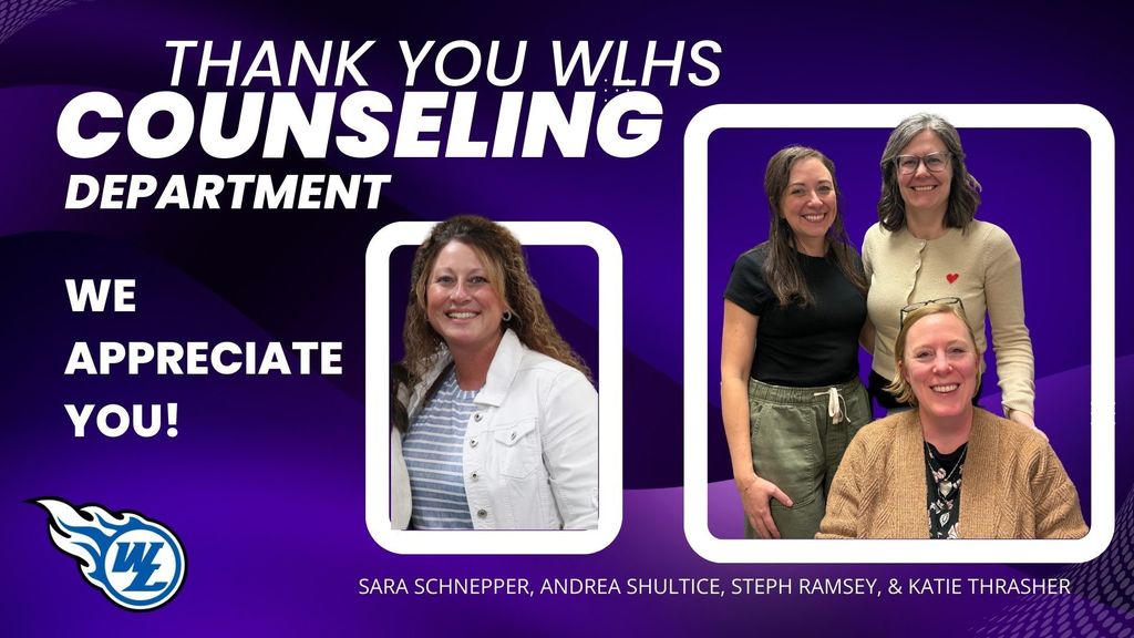 Thank you high school counseling department