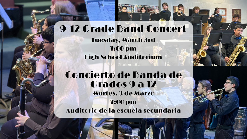 9-12 Grade Band Concert