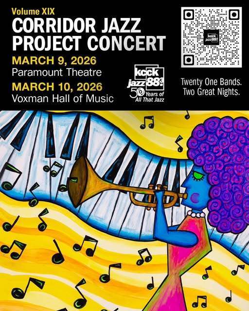 Corridor Jazz Project Concert - March 10th at Voxman Hall of Music