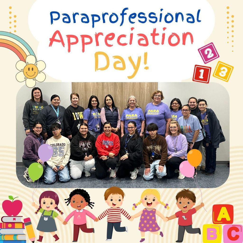 Thank you for everything you do for our students and staff every single day! You make our school a better place! 