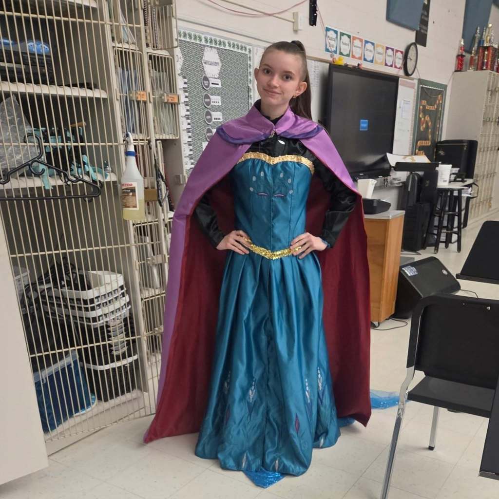 Frozen Jr Costume Fitting