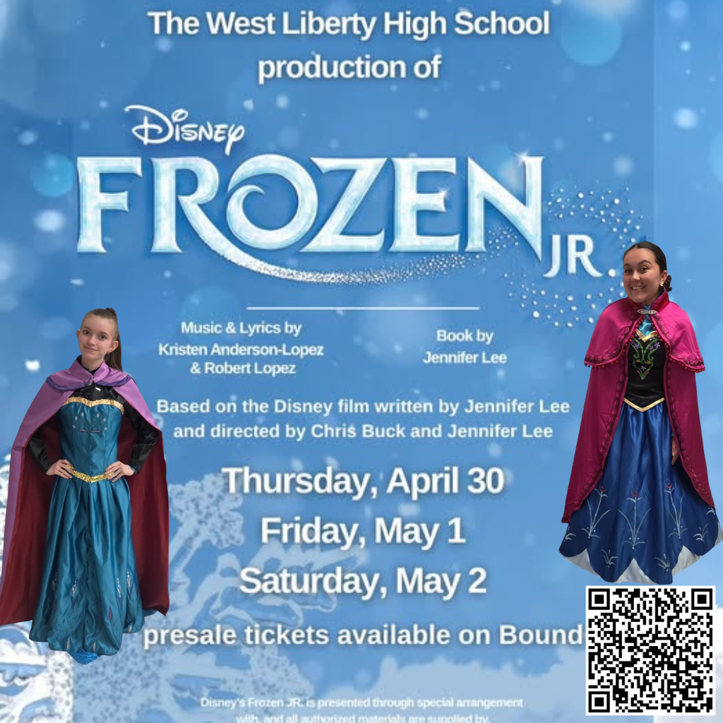Frozen Jr. - A West Liberty High School Production Elsa and Anna