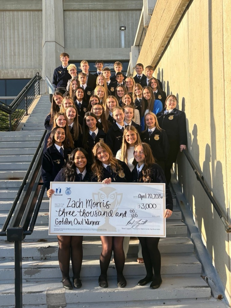 WLFFA with Mr. Morris’ Golden Eagle check