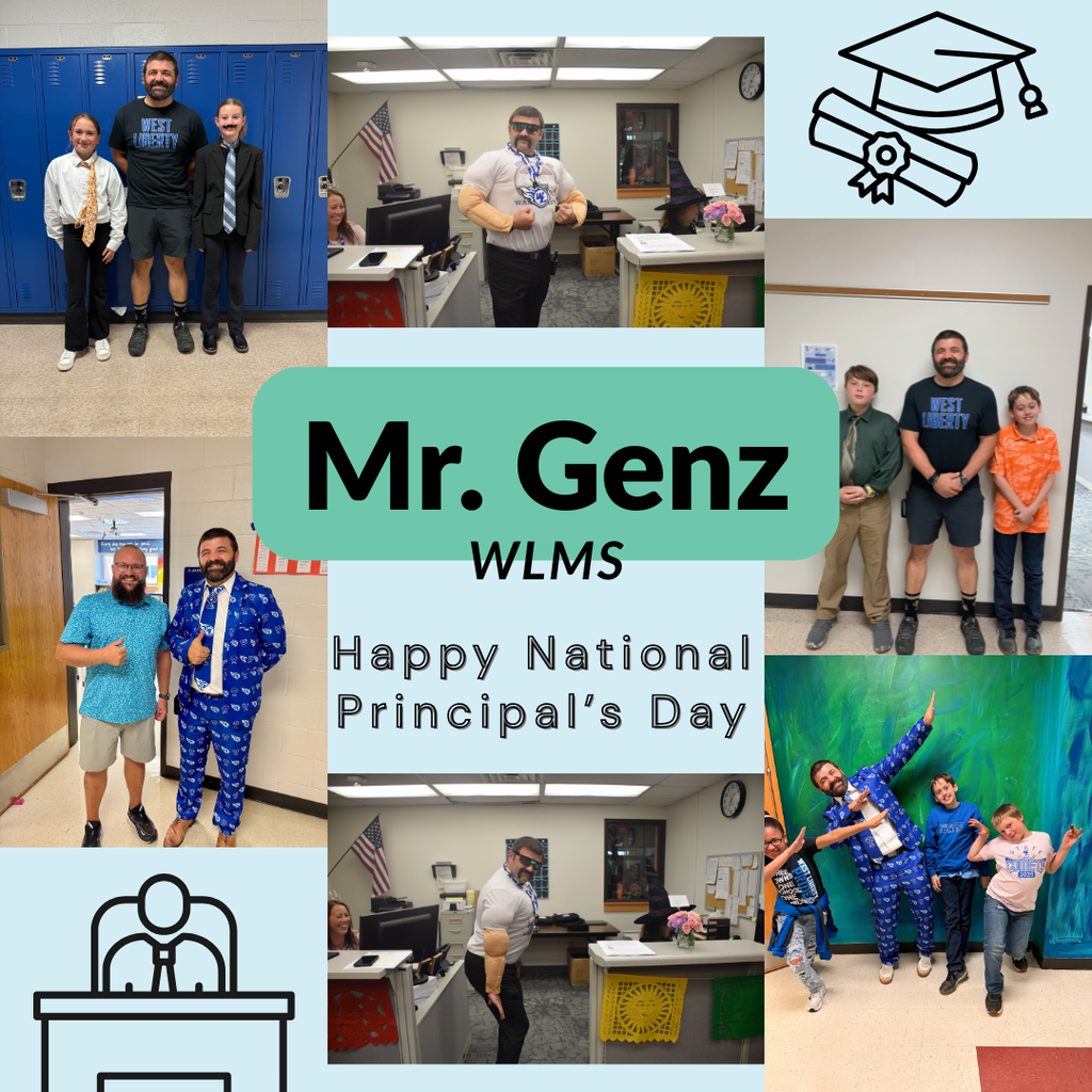 Happy National Principal's Day to Mr. Genz at the middle school! We appreciate you and all you do for WLMS!