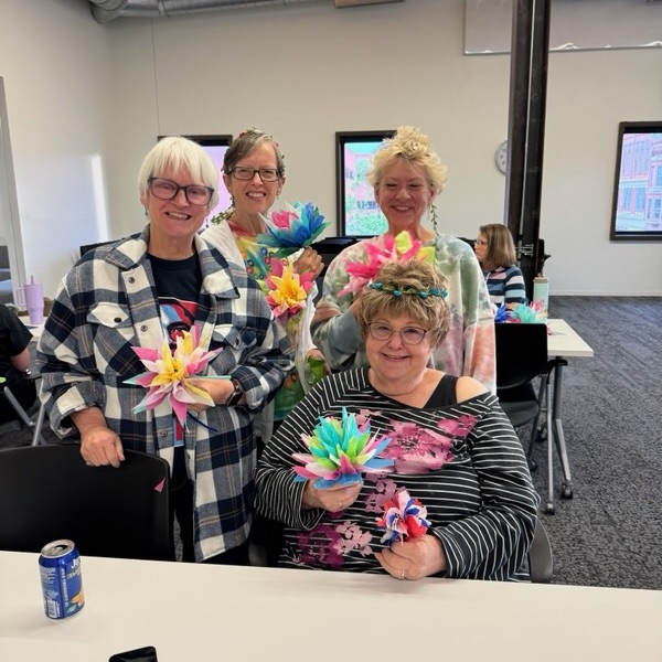 Musser Public Library Arts Activity Night participants