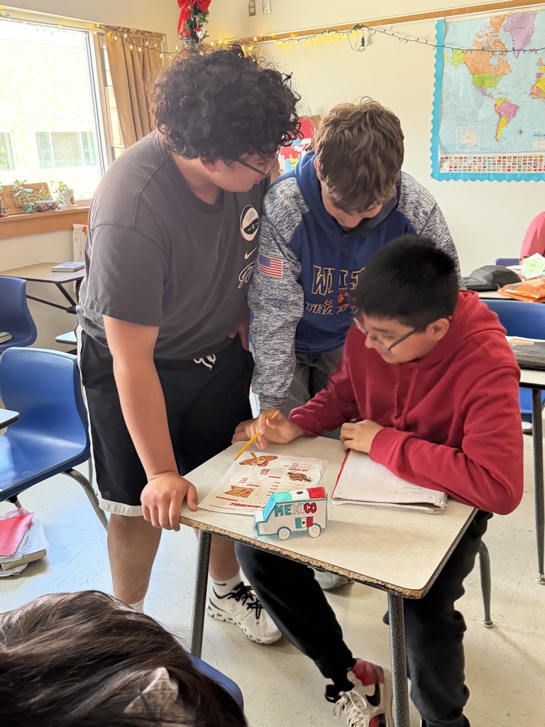 Ms.Fernandez’s Spanish World Cultures class created mini food trucks! They researched a Latin American country, learned about their cuisine, and incorporated important cultural facts about the country to include in the design. They also created a menu with important foods and calculated the currency to price match prices around the United States. Students had a great time using technology to create their menus and putting together their food trucks.