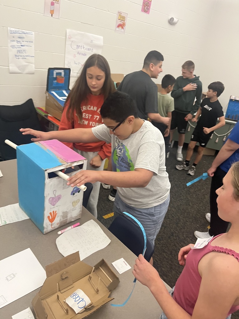 Mrs. Henderson's TAG students created arcade games and had Ms. Wells' special education class test them out! How fun!
