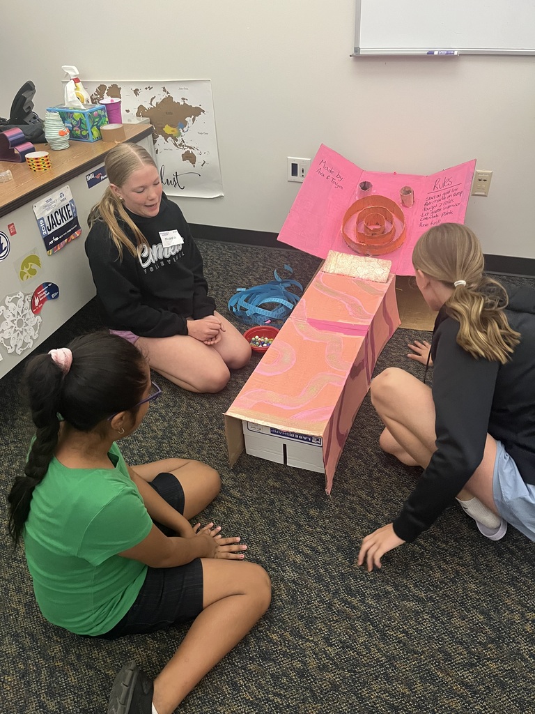 Mrs. Henderson's TAG students created arcade games and had Ms. Wells' special education class test them out! How fun!