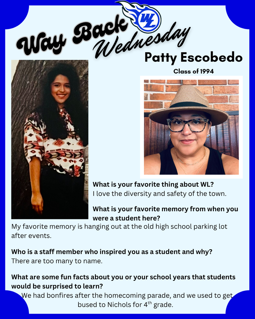 Patty Escobedo Way Back Wednesday!  