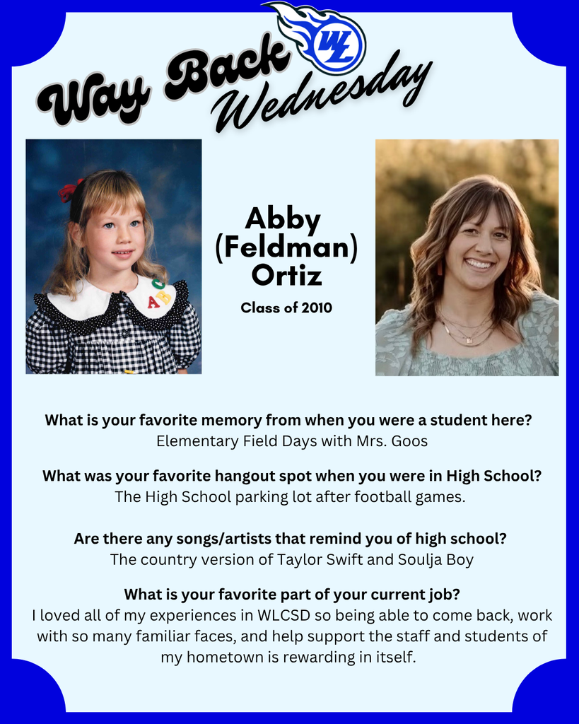 Abby Ortiz Way Back Wednesday!  
