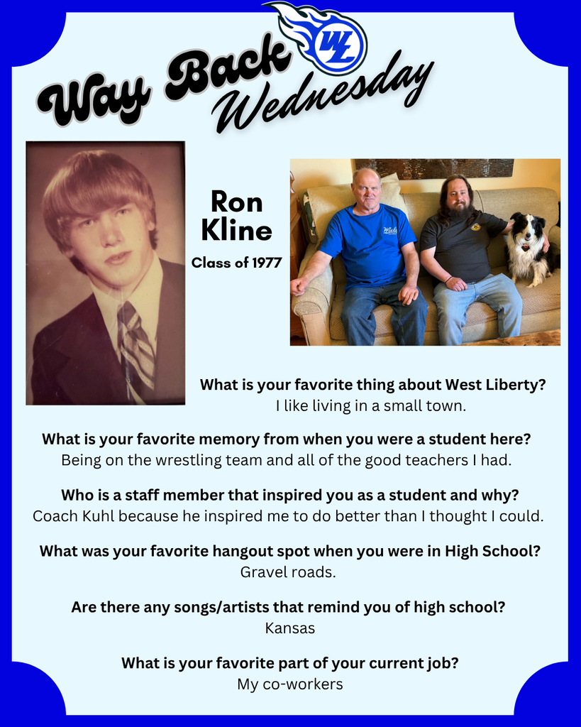 Ron Kline Way Back Wednesday!  