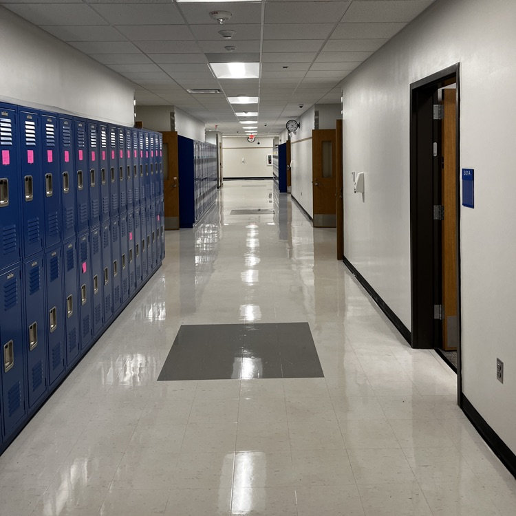 2026 Middle School hallway