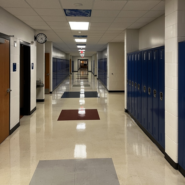 2026 Middle School hallway