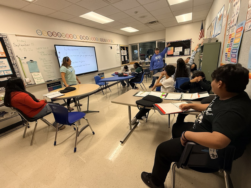 Newcomers doing great work with Ms. Fernandez and Ms. Brooke!